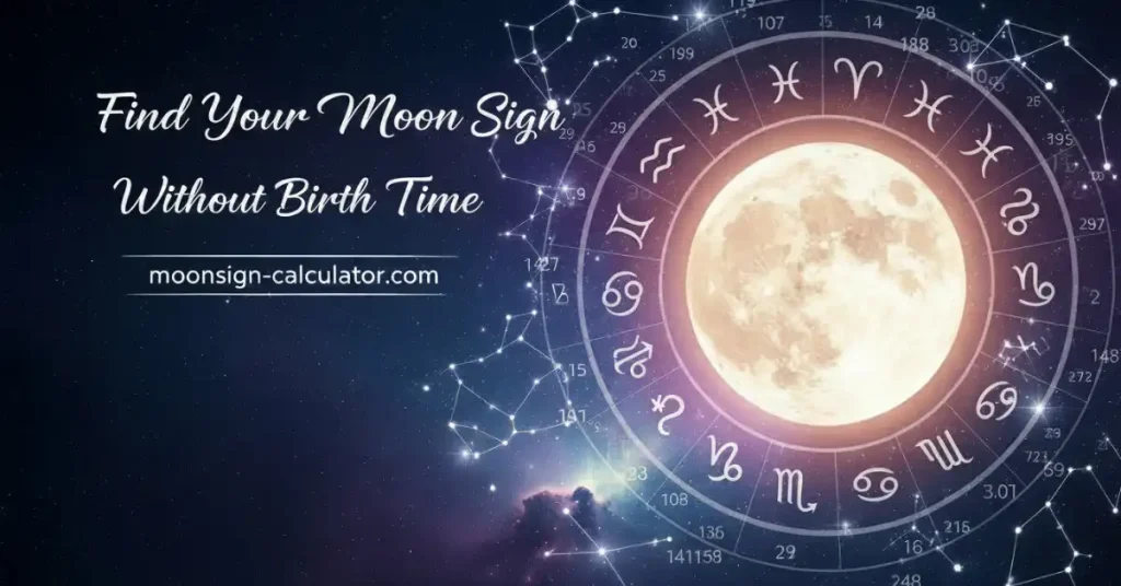 Find Your Moon Sign Without Birth Time